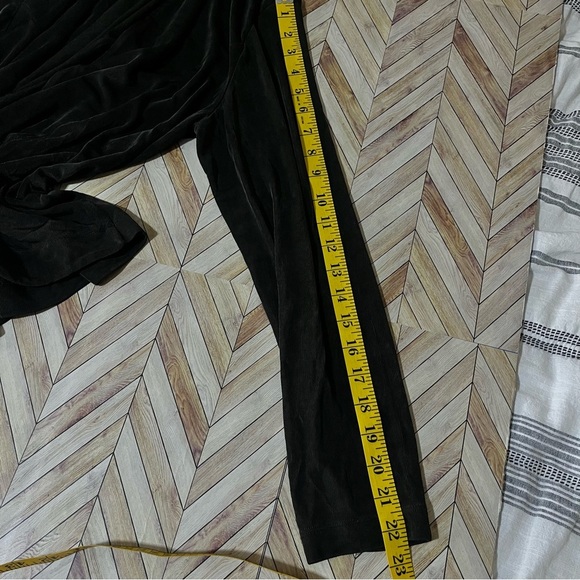 CHICO'S Travelers Open Front Black Cardigan Long Sleeve Stretch Capsule Wardrobe - Picture 11 of 11